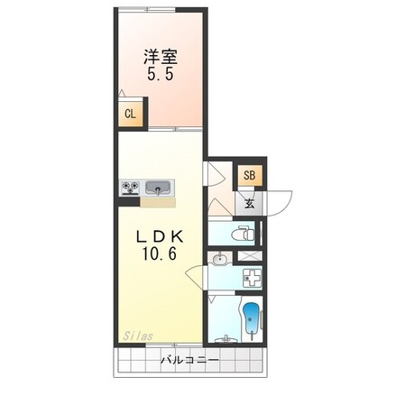 仮)向日市上植野町桑原ハイツの物件間取画像